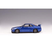 M63403 MOTORHELIX 1/64 日産 スカイライン GT-R R34 V Spec II  ベイサイドブルー