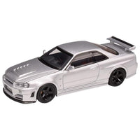 M63413 MOTORHELIX 1/64 日産 スカイライン GT-R R34 Z-TUNE Zチューンシルバー