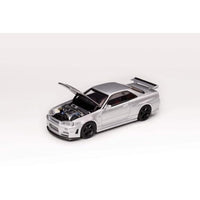 M63413 MOTORHELIX 1/64 日産 スカイライン GT-R R34 Z-TUNE Zチューンシルバー