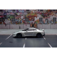 M63503 MOTORHELIX 1/64 Nissan GT-R(R35) 50th Anniversary  Ultimate Metal Silver