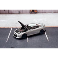 M63503 MOTORHELIX 1/64 Nissan GT-R(R35) 50th Anniversary  Ultimate Metal Silver