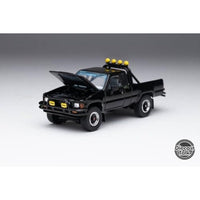 DTG0014-BLK 1/64 トヨタ 1985 ハイラックス 4x4 SR5 エクストラキャブ ブラックDiecasttalk×BoostGear特注品