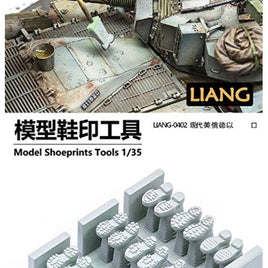 LIANG-0402 リアンモデル 1/35 靴跡スタンプツール (現用米&イスラエル/独/露)