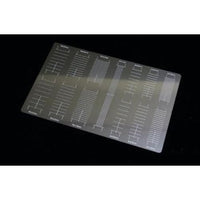 IDOLA09 idola  テープカットガイド 01 プレート型 (直線 1.0mm~3.5mm幅)