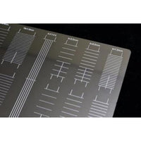 IDOLA09 idola  テープカットガイド 01 プレート型 (直線 1.0mm~3.5mm幅)