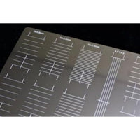 IDOLA09 idola  テープカットガイド 01 プレート型 (直線 1.0mm~3.5mm幅)
