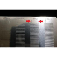 IDOLA09 idola  テープカットガイド 01 プレート型 (直線 1.0mm~3.5mm幅)