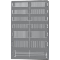 IDOLA10 idola  テープカットガイド 02 プレート型 (極細直線 0.3mm~1.2mm幅)