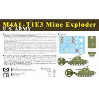 PIG35-006 ピッグモデル 1/35 米陸軍 M4A1 シャーマン中戦車 w/T1E3 地雷除去装置