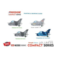 FRE162043 フリーダムモデルキット   コンパクトシリーズ:パキスタン空軍 J-7G/F-7PG 成飛 「フィッシュカン」