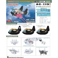 FRE162047 フリーダムモデル コンパクトシリーズ:AC-119G/K シャドー/スティンガーガンシップ ベトナム戦争