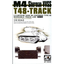 FV35038 AFV CLUB 1/35 M4中戦車VVSS用 T48型可動式履帯