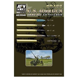 AFVCLUB AG35040 1/35 アメリカ軍 40mm砲弾セット 真鍮製