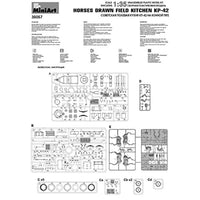 MA35057 ミニアート 1/35 ソビエトフィ-ルドキッチン2KP-42牽引馬2頭