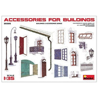 MA35585 ミニアート 建物の装飾品(窓・扉・街燈・フェンス)