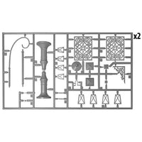 MA35585 ミニアート 建物の装飾品(窓・扉・街燈・フェンス)