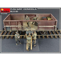 MA35296 ミニアート 1/35 ゴンドラ貨車16.5-18t 兵隊5体付