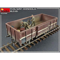 MA35296 ミニアート 1/35 ゴンドラ貨車16.5-18t 兵隊5体付