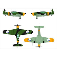 DWS48057 ドラウィングス 1/48 モラーヌ・ソルニエ MS.406C.1 フィンランドエースパイロット