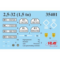 35401 ICM 1/35 ドイツ オペルブリッツ 1.5t トラック (2