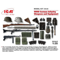 35638 ICM 1/35 WW 2 ドイツ歩兵 ウェポン&装備セット