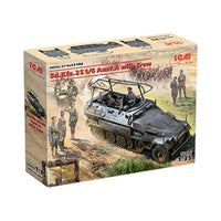 35104 ICM 1/35 ドイツ Sd.Kfz.251/6 Ausf.A 装甲指揮車w/クルー