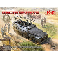 35104 ICM 1/35 ドイツ Sd.Kfz.251/6 Ausf.A 装甲指揮車w/クルー