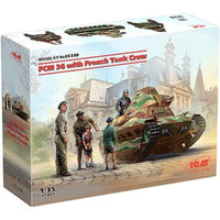 35338 ICM 1/35 フランス FCM36 軽戦車 w/クルー