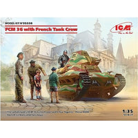 35338 ICM 1/35 フランス FCM36 軽戦車 w/クルー