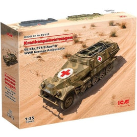 35113 ICM 1/35 ドイツ Sd.Kfz.251/8 Ausf.A 装甲救急車