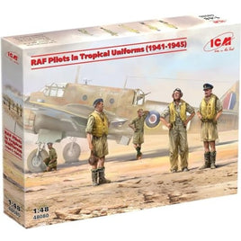 48080 ICM 1/48 英国空軍パイロット(熱帯仕様1941-1945年)