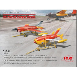 48399 ICM 1/48 アメリカ海軍ターゲットドローン2機セット(KDA-1/BQM-34A)