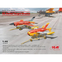48399 ICM 1/48 アメリカ海軍ターゲットドローン2機セット(KDA-1/BQM-34A)