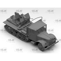 35455 ICM 1/35 ドイツ Sd.Kfz.3b w/ Flak 38 AA Gun