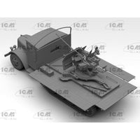 35455 ICM 1/35 ドイツ Sd.Kfz.3b w/ Flak 38 AA Gun