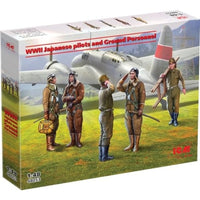 48053 ICM 1/48 WWII 日本陸軍パイロット&グランドクルーセット