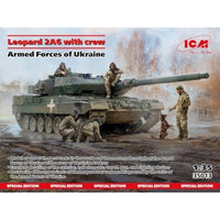 35013 ICM 1/35 ウクライナ軍 レオパルド2A6 w/戦車兵