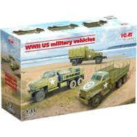 DS3528 ICM 1/35 WWII US 軍用トラックセット