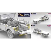 GEC35GM0076 ゲッコーモデル  1/35 英国陸軍 FV18001 マークI 4x4 ユーティリティビークル (前期型) w/10-cwt トレーラー 朝鮮戦争