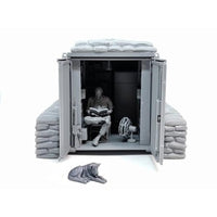 GEC35GM0118 ゲッコーモデル 1/35 米軍基地 ミニショップ(ベトナム戦争)