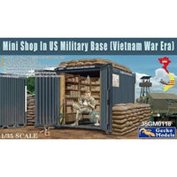 GEC35GM0118 ゲッコーモデル 1/35 米軍基地 ミニショップ(ベトナム戦争)