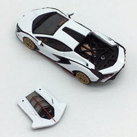 HS00102 HUNG HING TOYS 1/64 ランボルギーニ シアン FKP 37 ホワイト