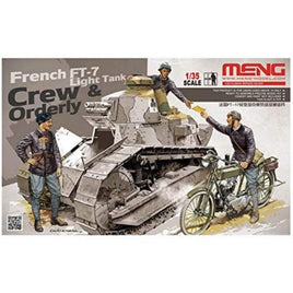 MENHS-005 モンモデル 1/35 フランス軽戦車FT-17乗員と通信兵セット