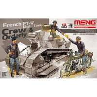 MENHS-005 モンモデル 1/35 フランス軽戦車FT-17乗員と通信兵セット