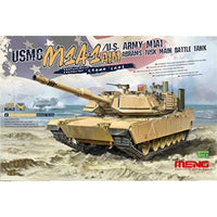 MENTS-032 モンモデル 1/35 アメリカ海兵隊 M1A1 AIM/アメリカ陸軍 M1A TUSK エイブラムズ戦車