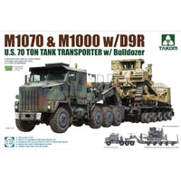 TKO5002 タコム 1/72 M1070 & M1000 70トン 戦車運搬車 w/D9Rブルドーザー
