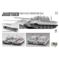 TKOB8001 タコム 1/35 ヤークトティーガーSd.Kfz.186前/後期型2in1