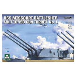TKO5015 タコム 1/72 米海軍 戦艦ミズーリ 16インチ50口径砲 Mk.7 3連装砲 一番砲塔