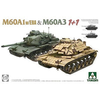 TKO5022 タコム 1/72 M60A1 w/ERA & M60A3 1+1