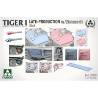 TKO2199 タコム 1/35 Sd.Kfz.181 Pz.Kpfw.VI タイガーI 後期型 w/ツィンメリット コーティング 「2 in 1」 (後期型/後期型指揮車